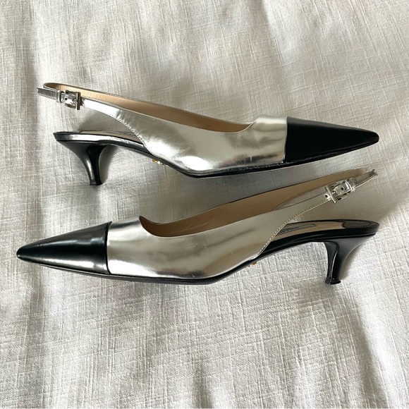 COPY - Prada Slingback Heels - Picture 5 of 11